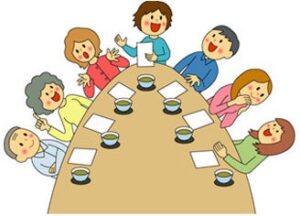 みんなで茶話会♪